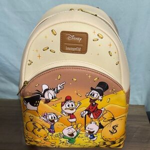 Loungefly Cream and Yellow DuckTales Backpack